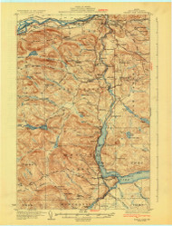 Eagle Lake, Maine 1931 (1931) USGS Old Topo Map Reprint 15x15 ME Quad 807475