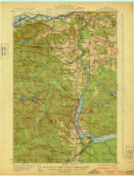 Eagle Lake, Maine 1931 (1931) USGS Old Topo Map Reprint 15x15 ME Quad 807477