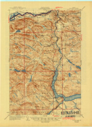 Eagle Lake, Maine 1931 (1944) USGS Old Topo Map Reprint 15x15 ME Quad 807476
