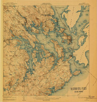 Eastport, Maine 1908 (1940) USGS Old Topo Map Reprint 15x15 ME Quad 807482