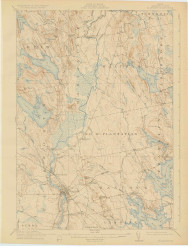 Ellsworth, Maine 1911 (1924) USGS Old Topo Map Reprint 15x15 ME Quad 306553