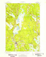 Ellsworth, Maine 1940 (1957) USGS Old Topo Map Reprint 15x15 ME Quad 460383
