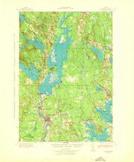 Ellsworth, Maine 1942 (1942) USGS Old Topo Map Reprint 15x15 ME Quad 460382