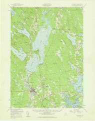 Ellsworth, Maine 1957 (1959) USGS Old Topo Map Reprint 15x15 ME Quad 306554