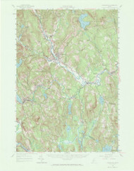 Farmington, Maine 1956 (1972) USGS Old Topo Map Reprint 15x15 ME Quad 306557