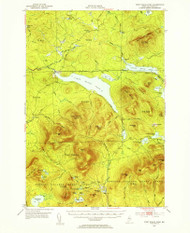 First Roach Pond, Maine 1952 (1955) USGS Old Topo Map Reprint 15x15 ME Quad 460394