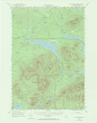 First Roach Pond, Maine 1952 (1970) USGS Old Topo Map Reprint 15x15 ME Quad 306559