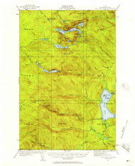 Fish River Lake, Maine 1931 (1957) USGS Old Topo Map Reprint 15x15 ME Quad 460398