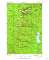 Fish River Lake, Maine 1931 (1964) USGS Old Topo Map Reprint 15x15 ME Quad 460399