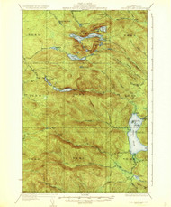 Fish River Lake, Maine 1935 (1935) USGS Old Topo Map Reprint 15x15 ME Quad 460396