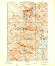 Fish River Lake, Maine 1935 (1935) USGS Old Topo Map Reprint 15x15 ME Quad 460397