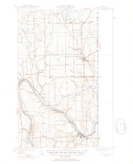 Fort Fairfield, Maine 1951 (1952) USGS Old Topo Map Reprint 15x15 ME Quad 460404