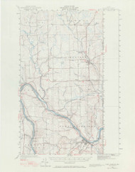 Fort Fairfield, Maine 1951 (1970) USGS Old Topo Map Reprint 15x15 ME Quad 306567