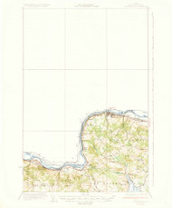 Frenchville, Maine 1935 (1935) USGS Old Topo Map Reprint 15x15 ME Quad 460415