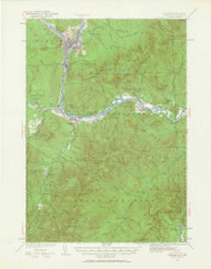Gorham, New Hampshire 1937 (1961) USGS Old Topo Map Reprint 15x15 ME Quad 306584