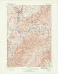 Gorham, New Hampshire 1937 (1961) USGS Old Topo Map Reprint 15x15 ME Quad 306585