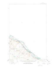 Grand Isle, Maine 1938 (1977) USGS Old Topo Map Reprint 15x15 ME Quad 460440