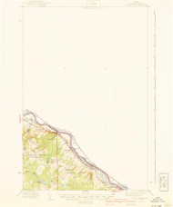 Grand Isle, Maine 1940 (1940) USGS Old Topo Map Reprint 15x15 ME Quad 460438