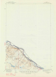 Grand Isle, Maine 1940 (1947) USGS Old Topo Map Reprint 15x15 ME Quad 306595