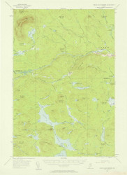 Grand Lake Seboeis, Maine 1954 (1958) USGS Old Topo Map Reprint 15x15 ME Quad 306586