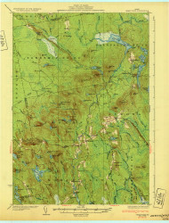 Great Pond, Maine 1932 (1932) USGS Old Topo Map Reprint 15x15 ME Quad 807518