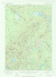 Great Pond, Maine 1957 (1972) USGS Old Topo Map Reprint 15x15 ME Quad 306591