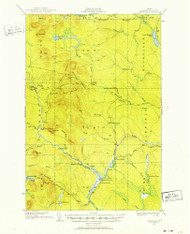 Greenlaw, Maine 1930 (1952) USGS Old Topo Map Reprint 15x15 ME Quad 460461