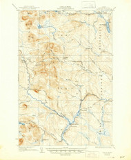 Greenlaw, Maine 1933 (1944) USGS Old Topo Map Reprint 15x15 ME Quad 460460