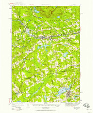 Guilford, Maine 1933 (1958) USGS Old Topo Map Reprint 15x15 ME Quad 460470