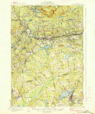 Guilford, Maine 1937 (1937) USGS Old Topo Map Reprint 15x15 ME Quad 460468