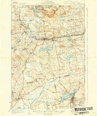 Guilford, Maine 1937 (1937) USGS Old Topo Map Reprint 15x15 ME Quad 460469