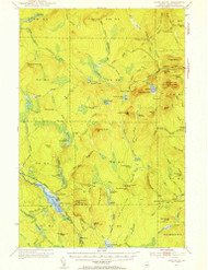 Howe Brook, Maine 1954 (1955) USGS Old Topo Map Reprint 15x15 ME Quad 460491