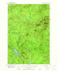 Howe Brook, Maine 1954 (1964) USGS Old Topo Map Reprint 15x15 ME Quad 460492
