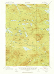Jo-Mary Mountain, Maine 1952 (1953) USGS Old Topo Map Reprint 15x15 ME Quad 306613