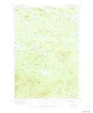 Jo-Mary Mountain, Maine 1952 (1973) USGS Old Topo Map Reprint 15x15 ME Quad 460501