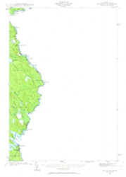 Kellyland, Maine 1940 (1963) USGS Old Topo Map Reprint 15x15 ME Quad 460514