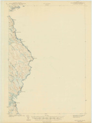 Kellyland, Maine 1942 (1942) USGS Old Topo Map Reprint 15x15 ME Quad 306619