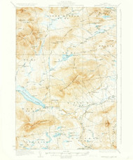 Kennebago Lake, Maine 1935 (1935) USGS Old Topo Map Reprint 15x15 ME Quad 460515