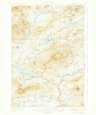 Kennebago Lake, Maine 1936 (1936) USGS Old Topo Map Reprint 15x15 ME Quad 460517