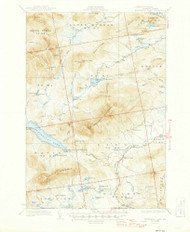 Kennebago Lake, Maine 1936 (1946) USGS Old Topo Map Reprint 15x15 ME Quad 460518