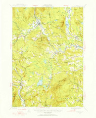 Kingfield, Maine 1930 (1955) USGS Old Topo Map Reprint 15x15 ME Quad 460534