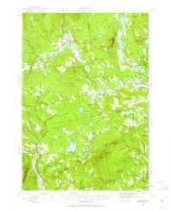 Kingfield, Maine 1930 (1961) USGS Old Topo Map Reprint 15x15 ME Quad 460535