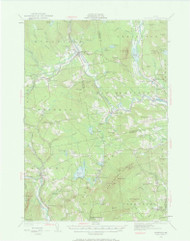 Kingfield, Maine 1930 (1969) USGS Old Topo Map Reprint 15x15 ME Quad 306628