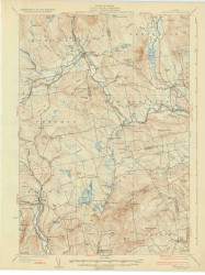 Kingfield, Maine 1932 (1932) USGS Old Topo Map Reprint 15x15 ME Quad 306629