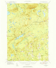 Kingsbury, Maine 1948 (1953) USGS Old Topo Map Reprint 15x15 ME Quad 460537