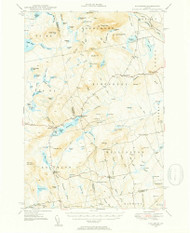 Kingsbury, Maine 1948 (1953) USGS Old Topo Map Reprint 15x15 ME Quad 460538