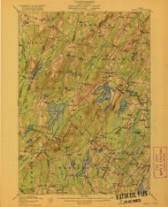 Liberty, Maine 1916 (1916) USGS Old Topo Map Reprint 15x15 ME Quad 807553