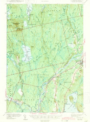 Lincoln, Maine 1942 (1942) USGS Old Topo Map Reprint 15x15 ME Quad 460559