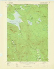 Little Bigelow Mountain, Maine 1956 (1959) USGS Old Topo Map Reprint 15x15 ME Quad 306642