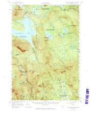 Little Bigelow Mountain, Maine 1956 (1971) USGS Old Topo Map Reprint 15x15 ME Quad 460565